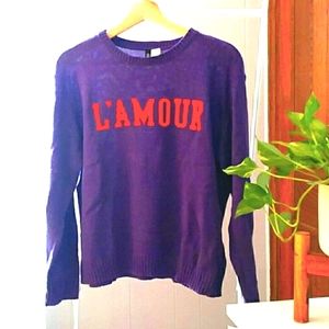 H&M Sweater L'Amour